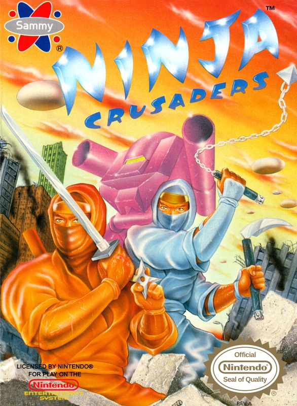 Ninja Crusaders box art for Famicom